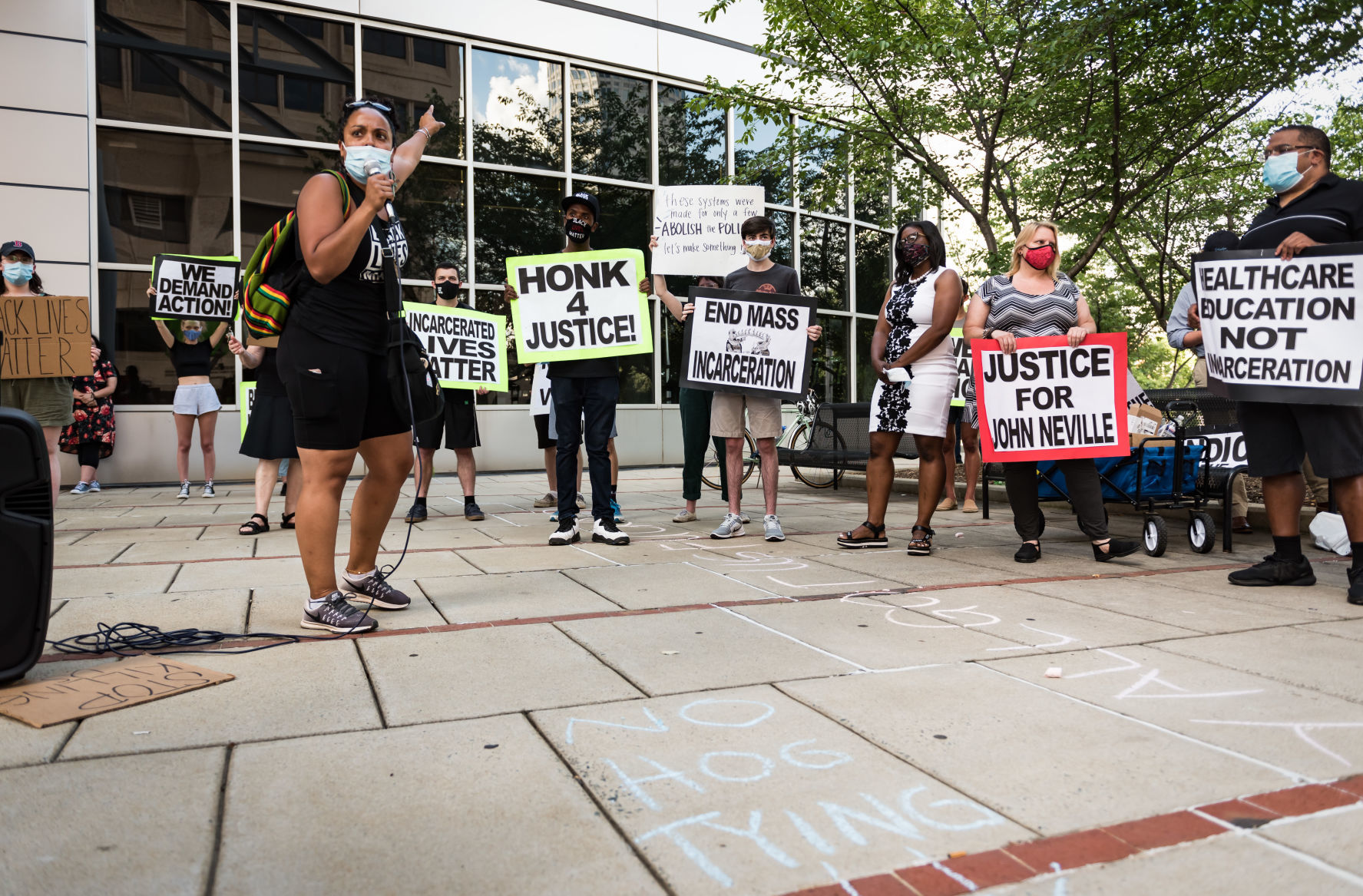 John Neville Protest
